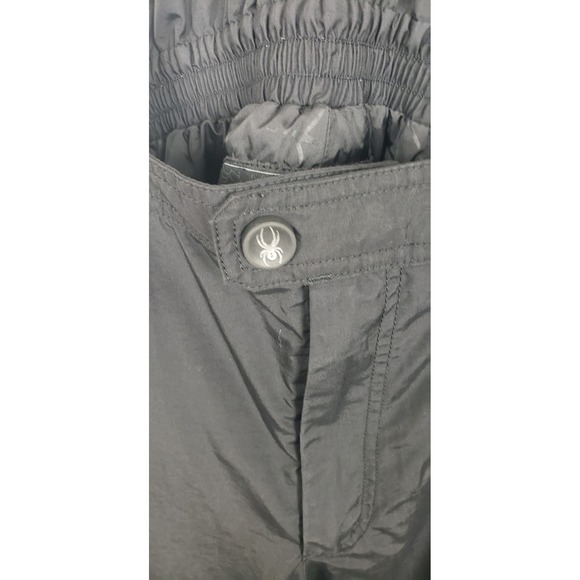 Spyder XT 5000 Mens L Black Ski Snowboard Snowsuit Bib Overalls Pants Winter - Picture 4 of 14